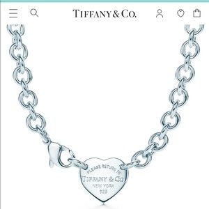 Return to Tiffany Heart Tag Choker